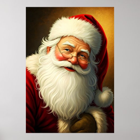 Poster père Noël (Devant)