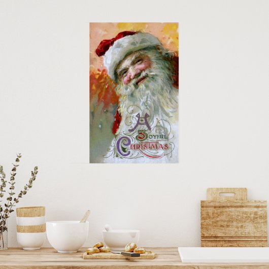 Poster Père Noël 2 (Cuisine)