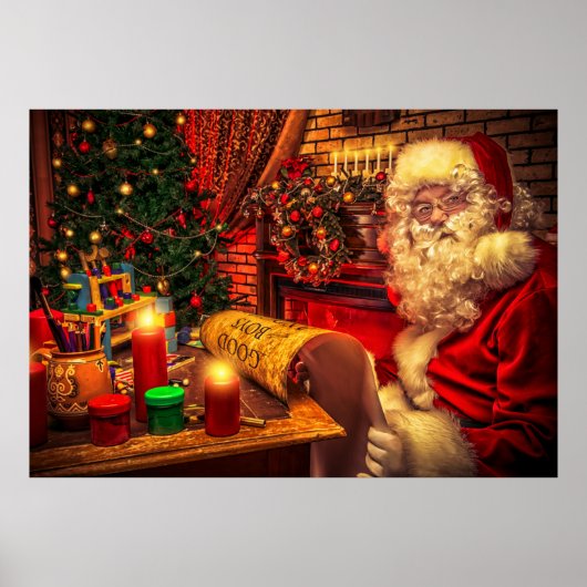 Poster Père Noël 4 (Devant)