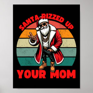 Poster Père Noël a excité votre maman plaisir inapproprié