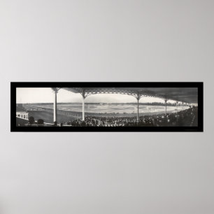 Poster Père Noël Anita Race Track Photo 1908