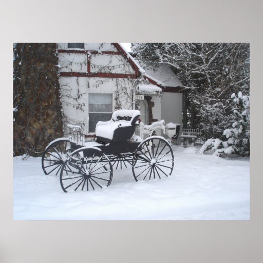 Poster Père Noël arrive ! (Devant)