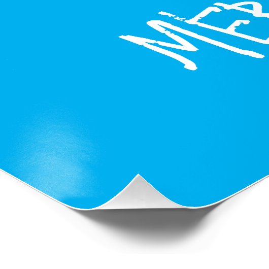 Poster Père Noël arrive (Coin)