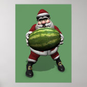 Poster Père Noël Avec Big Melon (Devant)