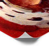 Poster Père Noël avec plume (Coin)