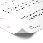 Poster Père Noël Baby Christmas Baby shower Déchets Raffl (Coin)