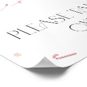 Poster Père Noël Baby Christmas Baby shower Faveurs Poste (Coin)