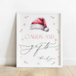 Poster Père Noël Baby Christmas Baby showers cartes et ca<br><div class="desc">Père Noël Baby Christmas Baby shower Cartes et Cadeaux Poster. Éléments correspondants disponibles.</div>