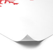 Poster Père Noël Baby - Fun Holiday Typography Design (Coin)