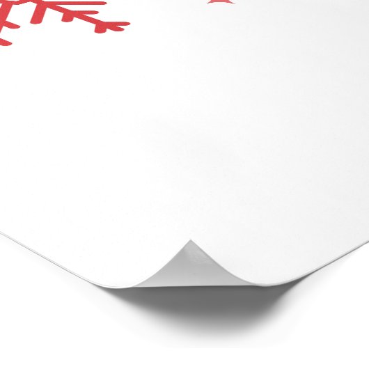 Poster Père Noël Baby - Fun Holiday Typography Design (Coin)