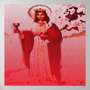 Poster père Noël barbara