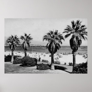 Poster Père Noël Barbara, CA West Beach Voir la photo