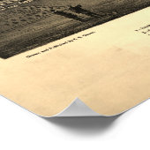 Poster Père Noël Barbara Cal. Carte panoramique antique 1 (Coin)