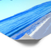 Poster Père Noël Barbara California Butterfly Beach Monte (Coin)