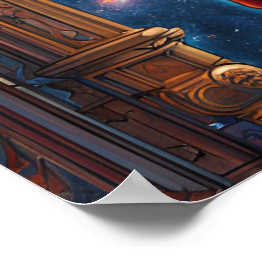 Poster Père Noël Believes, Noël Holiday Père Noël (Coin)