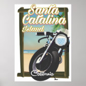 Poster Père Noël Catalina Island, Californie États-Unis (Devant)