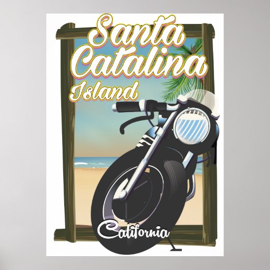 Poster Père Noël Catalina Island, Californie États-Unis (Devant)
