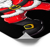 Poster Père Noël Chemise Noël Scrub Top Femmes Drôle Infi (Coin)