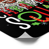 Poster Père Noël Christmas Squad Black Men African Americ (Coin)