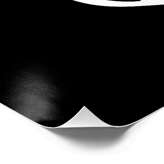 Poster Père Noël crâne Goth Noël (Coin)