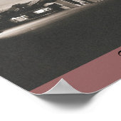 POSTER PÈRE NOËL CRUZ BOARDWALK. (Coin)