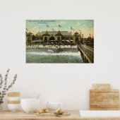 Poster Père Noël Cruz, Ca. Bains de natation 1910 (Cuisine)