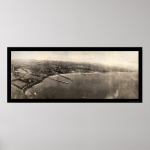 Poster Père Noël Cruz CA Panorama Photo 1906