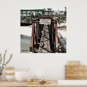 Poster Père Noël Cruz California pont perdu (Cuisine)