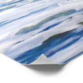 Poster Père Noël Cruz California Surfer fille (Coin)