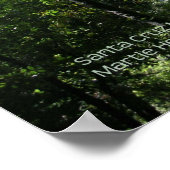 Poster Père Noël Cruz Redwoods Imprimer - Sélectionnez vo (Coin)