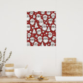 Poster Père Noël de Noël (Cuisine)