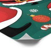 Poster Père Noël de Noël (Coin)