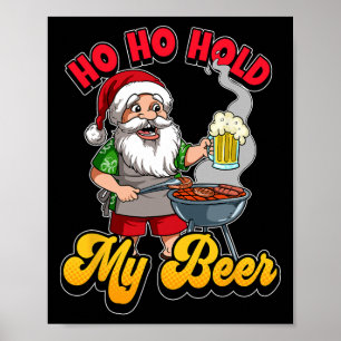 Poster Père Noël de Noël en juillet