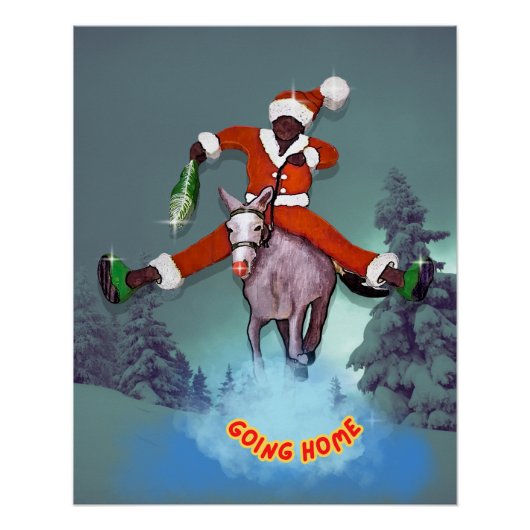 Poster Père Noël de Yaawd (Devant)