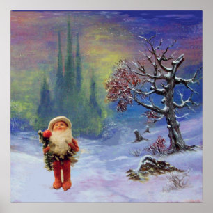 POSTER PÈRE NOËL DES GNOMES