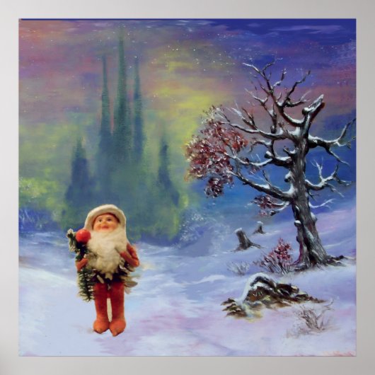 POSTER PÈRE NOËL DES GNOMES (Devant)
