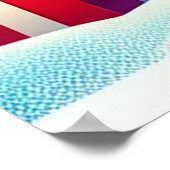 Poster Père Noël, Elfe et Reindeer dans un Noël festif (Coin)