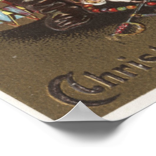 Poster Père Noël empilement de farce avec Nutcracker (Coin)