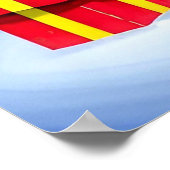 Poster Père Noël et cadeaux (Coin)