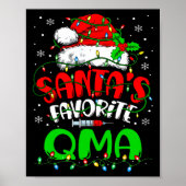 Poster Père Noël Favorite Qma Christmas Qualifié d'aide M (Devant)
