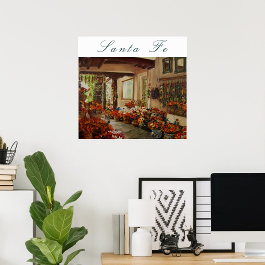 Poster Père Noël Fe (Bureau à domicile)