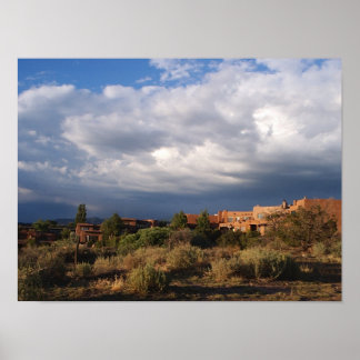 POSTER PÈRE NOËL FE, NOUVEAU MEXIQUE