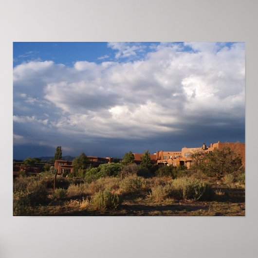 POSTER PÈRE NOËL FE, NOUVEAU MEXIQUE (Devant)