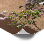 Poster Père Noël Fe, Nouveau-Mexique, Lilacs (Coin)