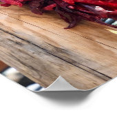 Poster Père Noël Fe Red Chili Ristras Corbal New Mexico P (Coin)