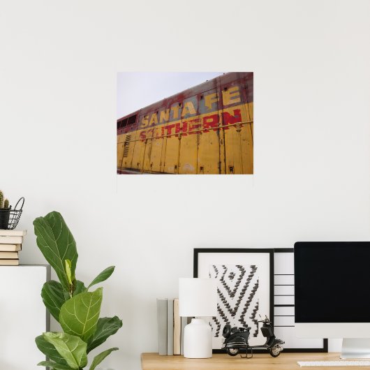 Poster Père Noël Fe Sud (Bureau à domicile)