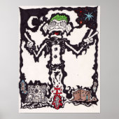 Poster père Noël fe zozobra (Devant)