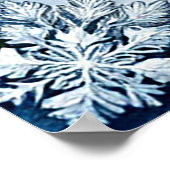 Poster Père Noël festif (Coin)