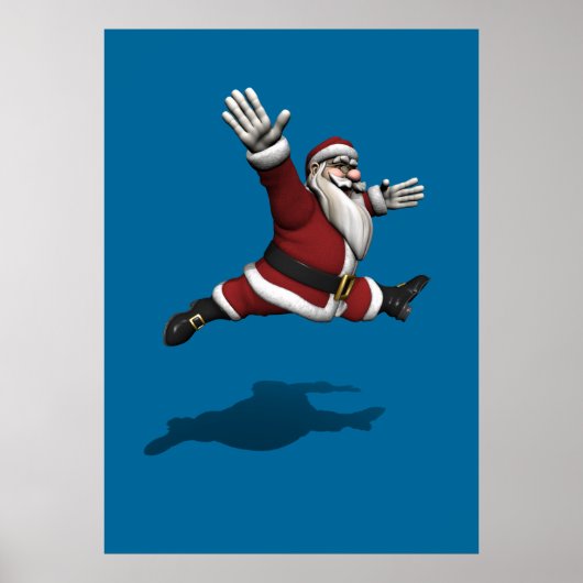 Poster Père Noël Grand Jete (Devant)