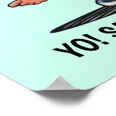 Poster Père Noël Hip hop (Coin)